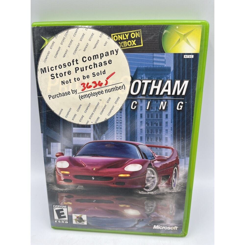 Project Gotham Racing (Microsoft Xbox, 2001) Complete CIB